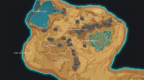 19 , 73. . Ascension locations